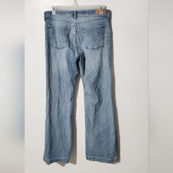 For all 7 mankind luxe vintage light blue flare jeans - Picture 2 of 5
